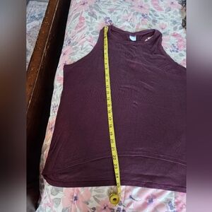 Athleta Deep Plum Scoop Neck Tank